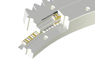 vòng xoay vòng với bánh răng bên ngoài