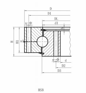 V&ograve;ng bi v&ograve;ng đơn h&agrave;ng (s&ecirc; -ri HS) kh&ocirc;ng c&oacute; thiết bị