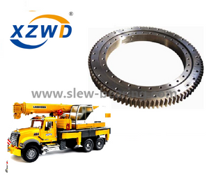 XZWD 4 điểm tiếp xúc với vòng xoay vòng xoay vòng với bánh răng bên ngoài cho cần cẩu gắn trên xe tải