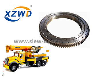 XZWD 4 điểm tiếp xúc với vòng xoay vòng xoay vòng với bánh răng bên ngoài cho cần cẩu gắn trên xe tải