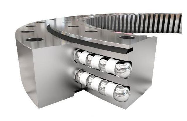 Double Row Ball Slewing ổ trục