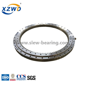 Xuzhou Wanda Slewing mang đơn hàng bốn điểm tiếp xúc với vòng bi xoay (Q) không có bánh răng 