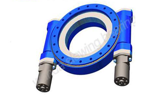 Ổ đĩa xoay kép cho hệ thống theo dõi năng lượng mặt trời